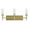 Afx Huntington 24'' Vanity, Clear Ribbed Glass Shade, Light Antique Brass Finish HNTV2411MBLB - alternate 3